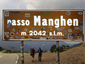 In partenza dal passo Manghen