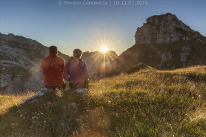 In prima fila per il calar del sole