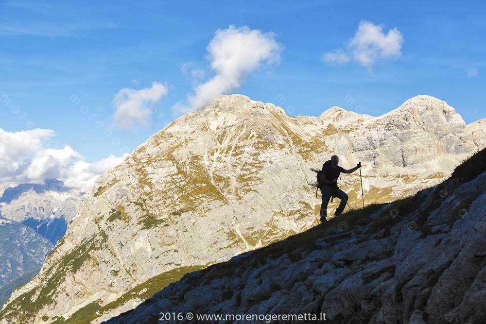 Silhouette verso la Croda Alta di Somprade | Marmarole