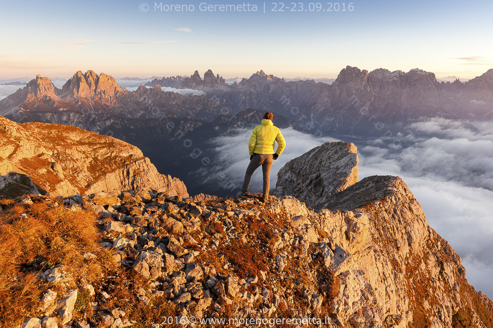 Cima dei Camosci al sorgere del sole | Marmarole