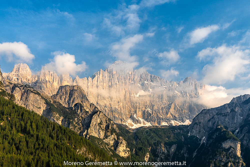 Monte Civetta visto dai Piani di Pezzè - Alleghe - Dolomiti